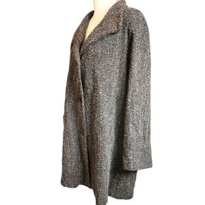 Sandro grey wool plus size coat.